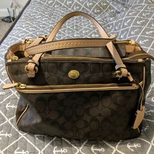 Coach Peyton Jordan Double Zip Carryall